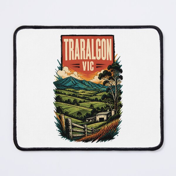 Item preview, Traralgon Victoria Australia Vintage Travel Poster designed and sold by TravelersGems.