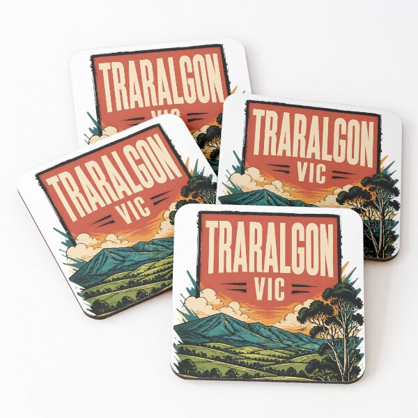 Item preview, Traralgon Victoria Australia Vintage Travel Poster designed and sold by TravelersGems.