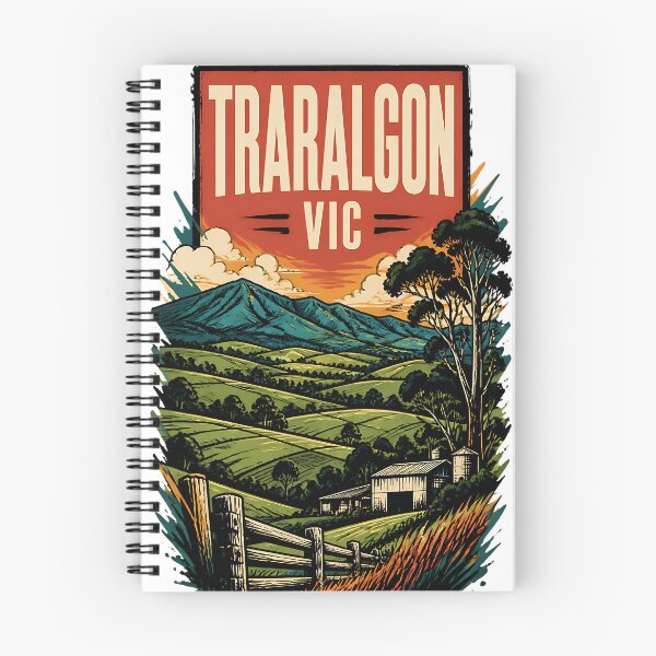 Item preview, Traralgon Victoria Australia Vintage Travel Poster designed and sold by TravelersGems.