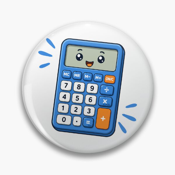 Item preview, Back to School Calculator T-Shirt & Sticker | Cute Kawaii Math School Supplies Design | Teacher & Student Gift designed and sold by Sunday.Supply.