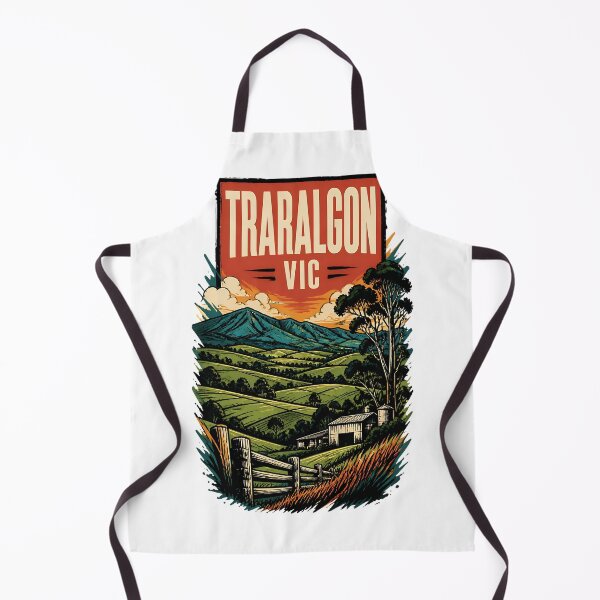 Item preview, Traralgon Victoria Australia Vintage Travel Poster designed and sold by TravelersGems.