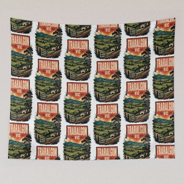 Item preview, Traralgon Victoria Australia Vintage Travel Poster designed and sold by TravelersGems.