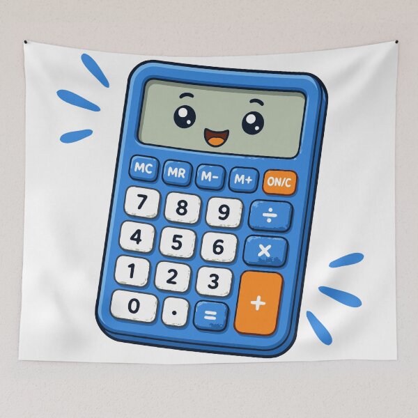 Item preview, Back to School Calculator T-Shirt & Sticker | Cute Kawaii Math School Supplies Design | Teacher & Student Gift designed and sold by Sunday.Supply.
