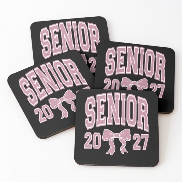 Item preview, Graduate Senior 2027 Pink Coquette Bow Class of 2027 designed and sold by MathWare MathClips.