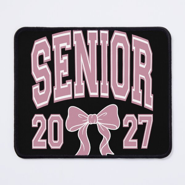 Item preview, Graduate Senior 2027 Pink Coquette Bow Class of 2027 designed and sold by MathWare MathClips.