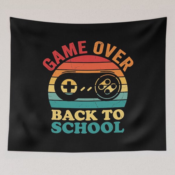 Item preview, Game Over Back To School Student Gamer Funny School Life designed and sold by Doodleoub.