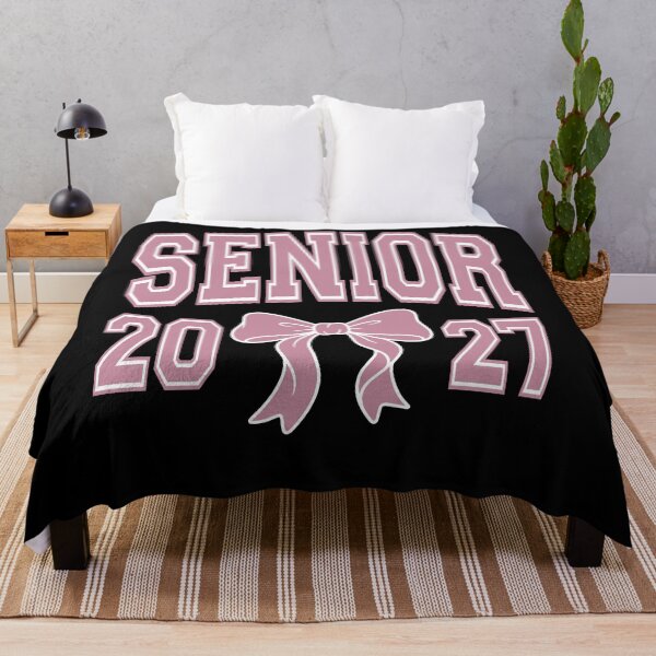 Item preview, Graduate Senior 2027 Pink Coquette Bow Class of 2027 designed and sold by MathWare MathClips.