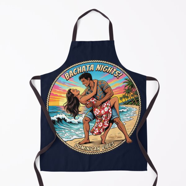 Item preview, Bachata Nights Dominican Vibes – Retro 1980s Pop Art Dance Couple, Vintage Tropical Beach Sunset Circle, Sensual Latin Dancers Graphic Sticker designed and sold by SmartPuns.