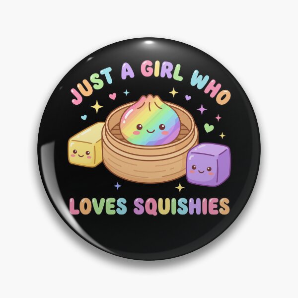 Item preview, Just A Girl Who Loves Squishies Kawaii Collector Hobby designed and sold by Doodleoub.