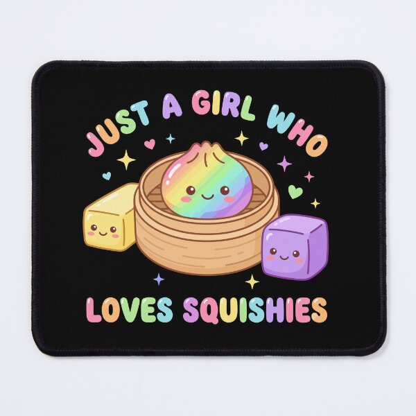 Item preview, Just A Girl Who Loves Squishies Kawaii Collector Hobby designed and sold by Doodleoub.