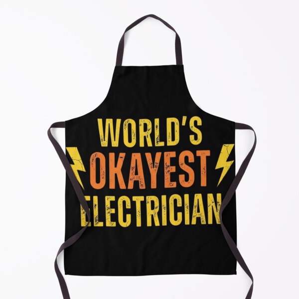 Item preview, World's Okayest Electrician Funny Electrical Worker Sarcasm Humor designed and sold by startyourarts.