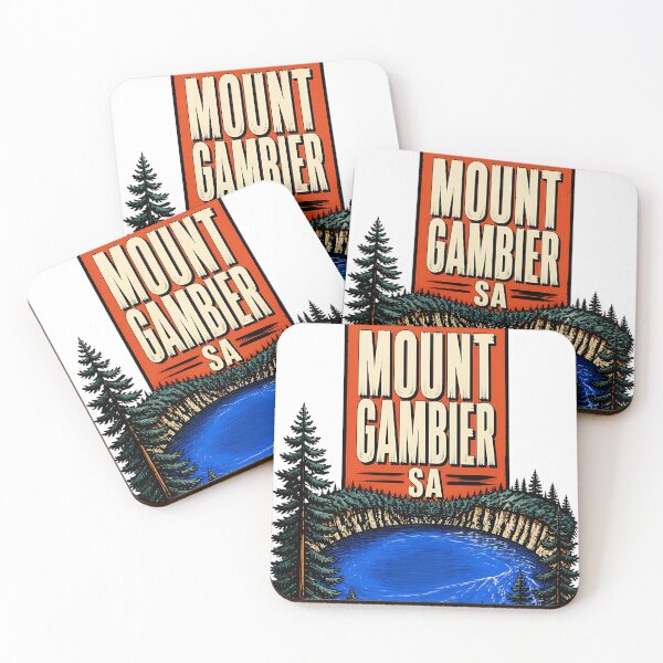 Item preview, Mount Gambier South Australia Vintage Travel Poster designed and sold by TravelersGems.