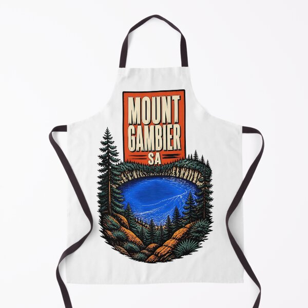 Item preview, Mount Gambier South Australia Vintage Travel Poster designed and sold by TravelersGems.