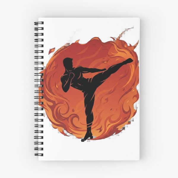Item preview, Firebending Style Martial Arts Silhouette designed and sold by Fashion Verse.