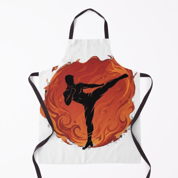 Item preview, Firebending Style Martial Arts Silhouette designed and sold by Fashion Verse.