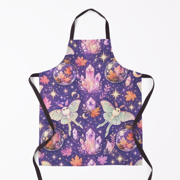 Item preview, Kawaii Pastel Cosmic Moth Crystal Pattern designed and sold by Thai Vibe Studio.