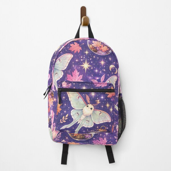 Item preview, Kawaii Pastel Cosmic Moth Crystal Pattern designed and sold by Thai Vibe Studio.