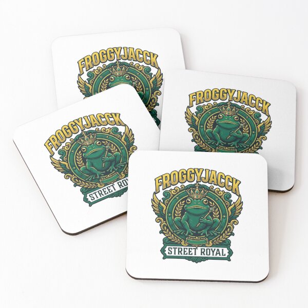 Item preview, FroggyJacck Street Royal Emerald Crowned Frog Crest designed and sold by FroggyJacck.