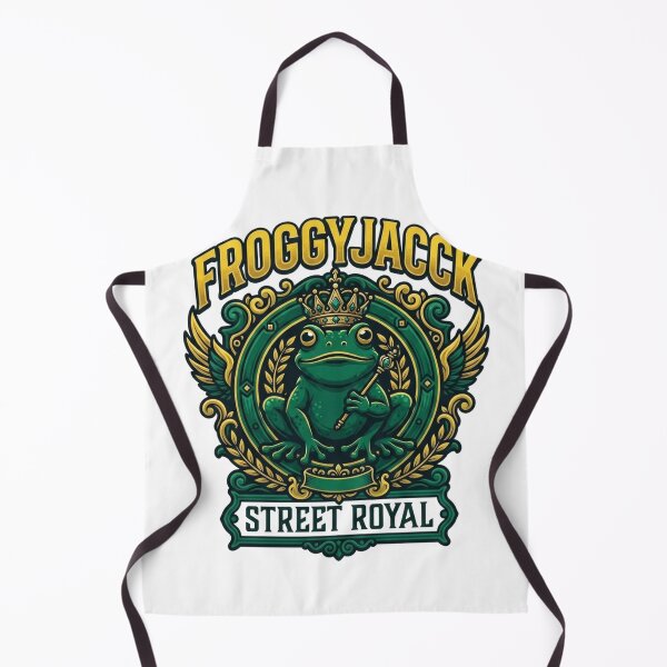 Item preview, FroggyJacck Street Royal Emerald Crowned Frog Crest designed and sold by FroggyJacck.