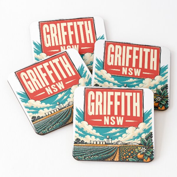 Item preview, Griffith New South Wales Australia Vintage Travel Poster designed and sold by TravelersGems.