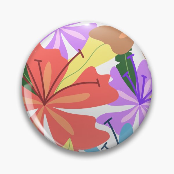 Item preview, Bold Tropical Flowers in Vibrant Colors Pattern designed and sold by BuckaBaby.