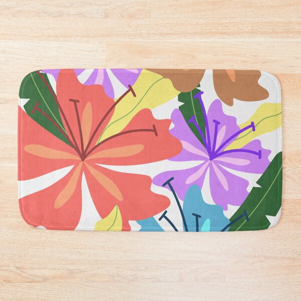 Item preview, Bold Tropical Flowers in Vibrant Colors Pattern designed and sold by BuckaBaby.