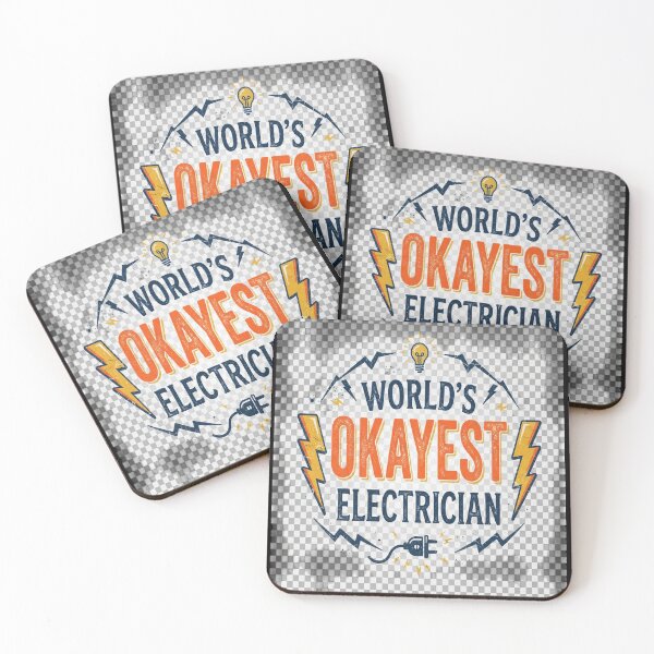 Item preview, World's Okayest Electrician Funny Electrical Worker Gift designed and sold by startyourarts.