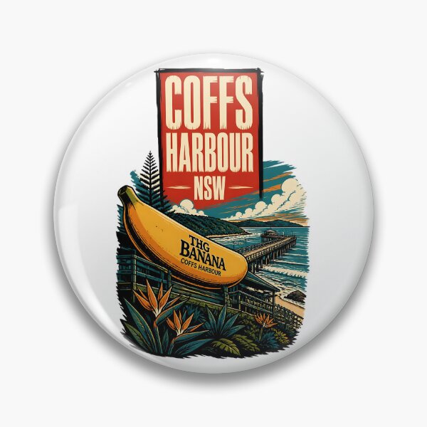 Item preview, Coffs Harbour New South Wales Australia Vintage Travel Poster designed and sold by TravelersGems.