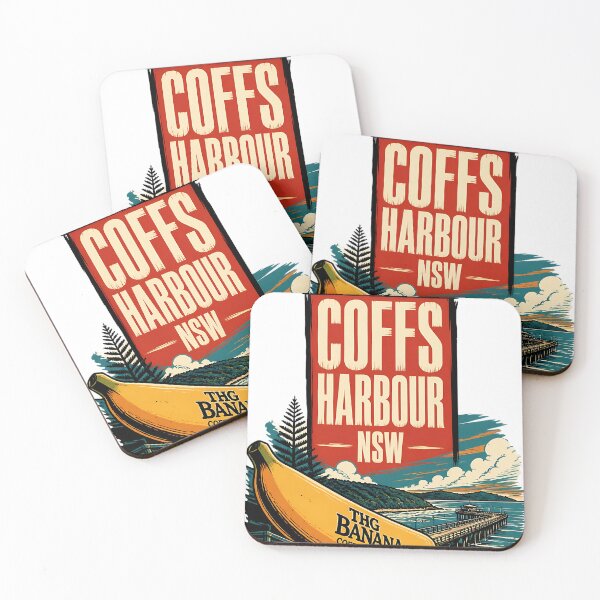 Item preview, Coffs Harbour New South Wales Australia Vintage Travel Poster designed and sold by TravelersGems.