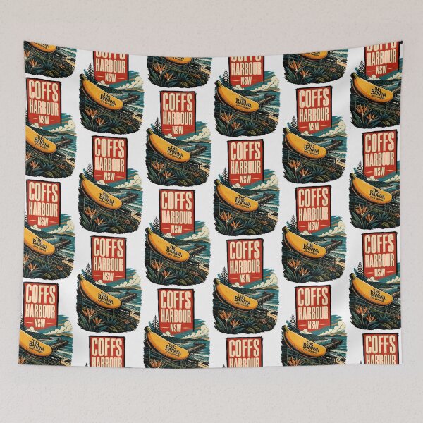 Item preview, Coffs Harbour New South Wales Australia Vintage Travel Poster designed and sold by TravelersGems.