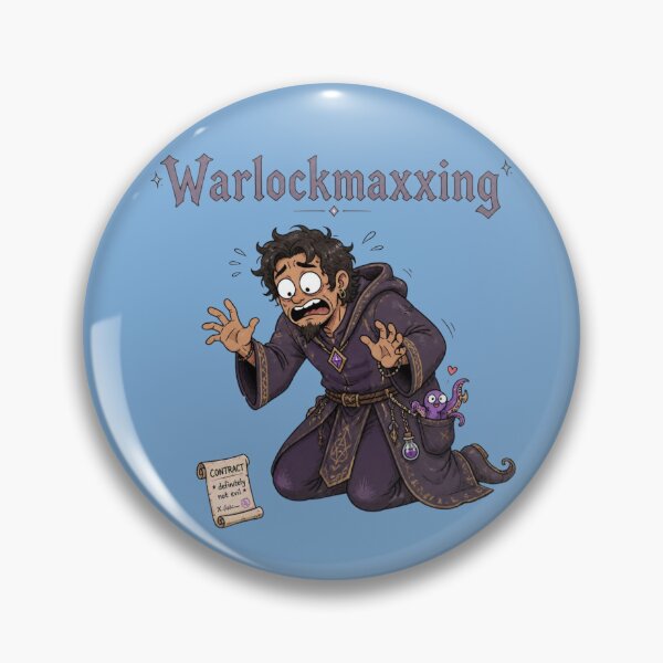 Item preview, A Guide to Warlockmaxxing (Light Edition) - DND RPG Meme designed and sold by Dice_Goblin_Studio.