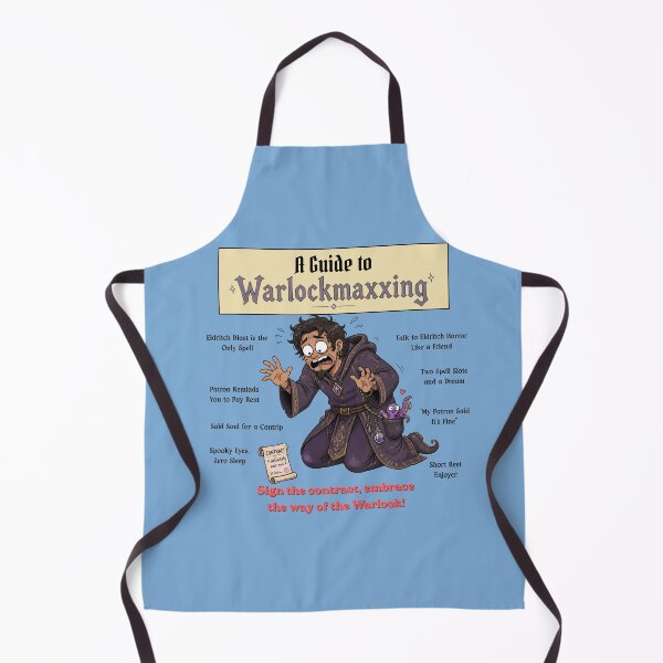 Item preview, A Guide to Warlockmaxxing (Light Edition) - DND RPG Meme designed and sold by Dice_Goblin_Studio.