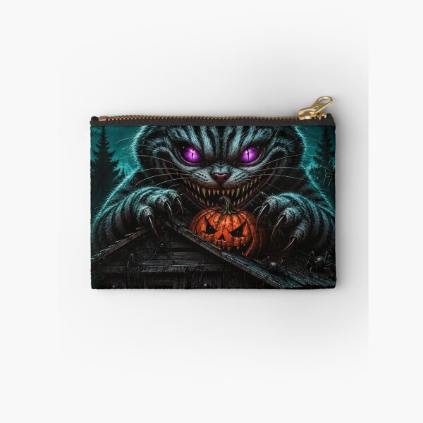 Item preview, Scary Helloween Cat – Dark Gothic Cheshire Horror Art designed and sold by kdhill.