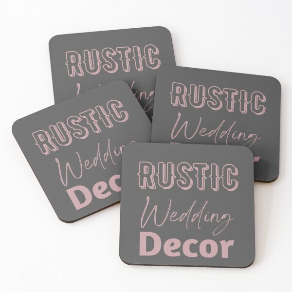 Item preview, Rustic Wedding Decor Typography Design designed and sold by WearTheVibe Store.