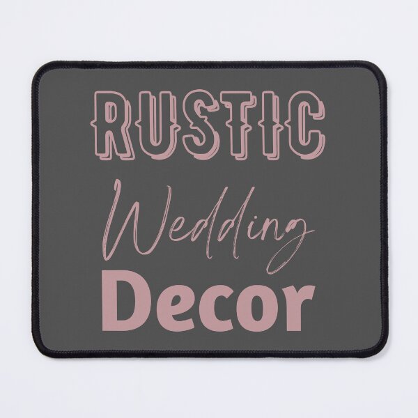 Item preview, Rustic Wedding Decor Typography Design designed and sold by WearTheVibe Store.