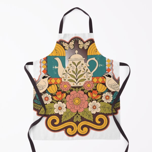 Item preview, Vintage Tea Garden Sticker designed and sold by inkfusionhub99.