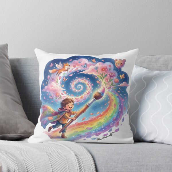 Item preview, Paint Your Dreams – Paint your dreams | Cute Rainbow Fantasy Illustration designed and sold by PLUSHIWORLDtm.