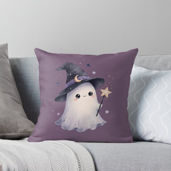 Item preview, Cute Watercolor Witch Ghost designed and sold by BeataPrint.