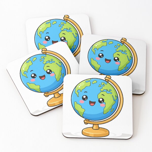 Item preview, Back to School Globe T-Shirt & Sticker | Cute Kawaii Geography School Supplies Design | Teacher & Student Gift designed and sold by Sunday.Supply.