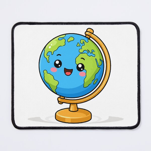 Item preview, Back to School Globe T-Shirt & Sticker | Cute Kawaii Geography School Supplies Design | Teacher & Student Gift designed and sold by Sunday.Supply.