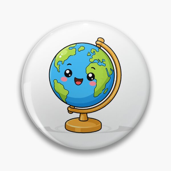 Item preview, Back to School Globe T-Shirt & Sticker | Cute Kawaii Geography School Supplies Design | Teacher & Student Gift designed and sold by Sunday.Supply.