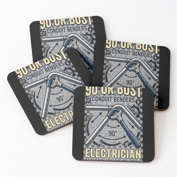 Item preview, 90 Or Bust Conduit Benders Electrician designed and sold by startyourarts.
