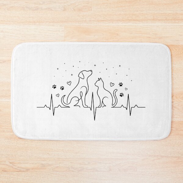 Item preview, Pet Heartbeat Dog Cat Love Animal Lover Veterinarian designed and sold by Doodleoub.
