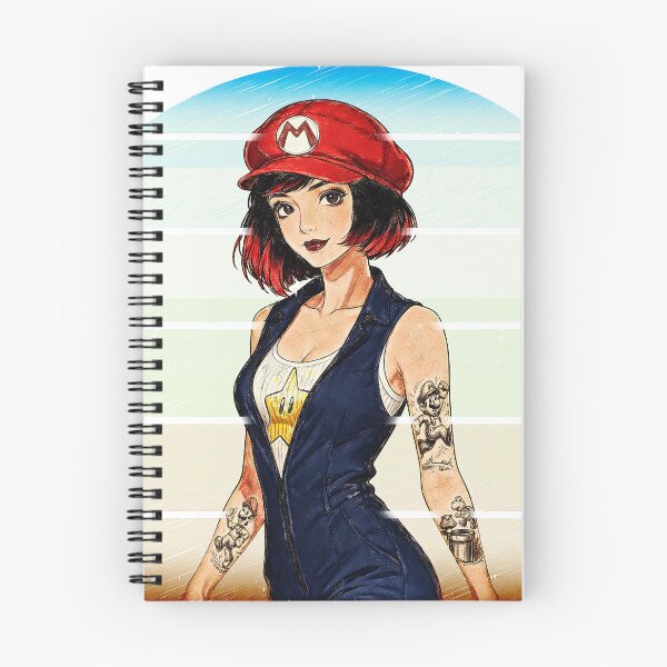 Item preview, Vintage Retro Gamer Girl - Tattooed Gaming Pop Art Illustration designed and sold by Hen-C-Art.