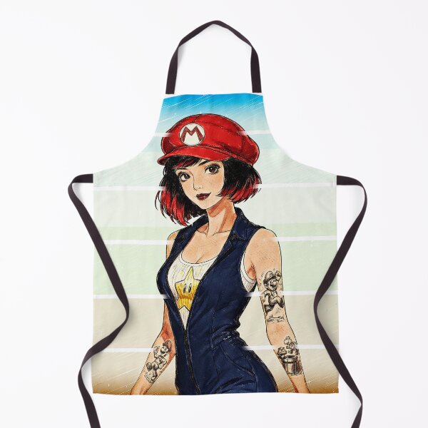 Item preview, Vintage Retro Gamer Girl - Tattooed Gaming Pop Art Illustration designed and sold by Hen-C-Art.