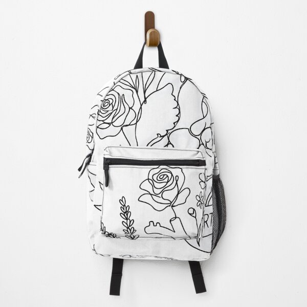 Item preview, Wild Heart Blooms Anatomical Floral Line Art designed and sold by BobbyTee Merch.