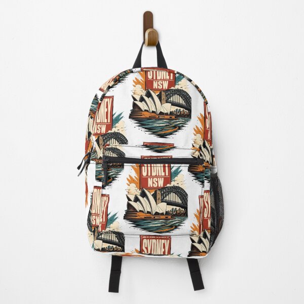 Item preview, Sydney New South Wales Australia Vintage Travel Poster designed and sold by TravelersGems.