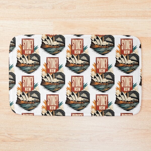 Item preview, Sydney New South Wales Australia Vintage Travel Poster designed and sold by TravelersGems.