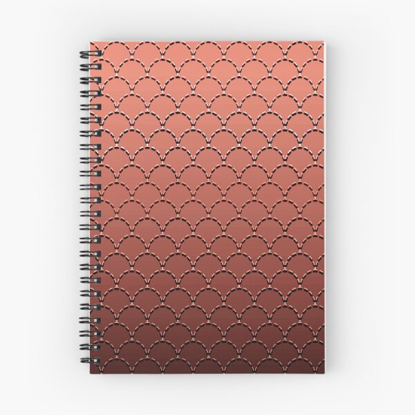 Item preview, Sashiko Fishscale Terra Cotta designed and sold by Nina May Designs.
