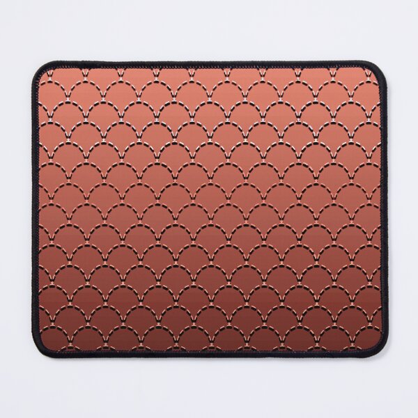 Item preview, Sashiko Fishscale Terra Cotta designed and sold by Nina May Designs.